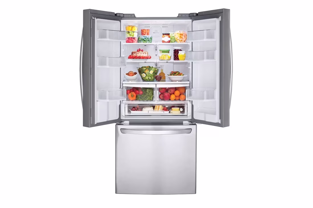 LG 30-inch Wide French Door Refrigerator - 22 cu. ft. 2