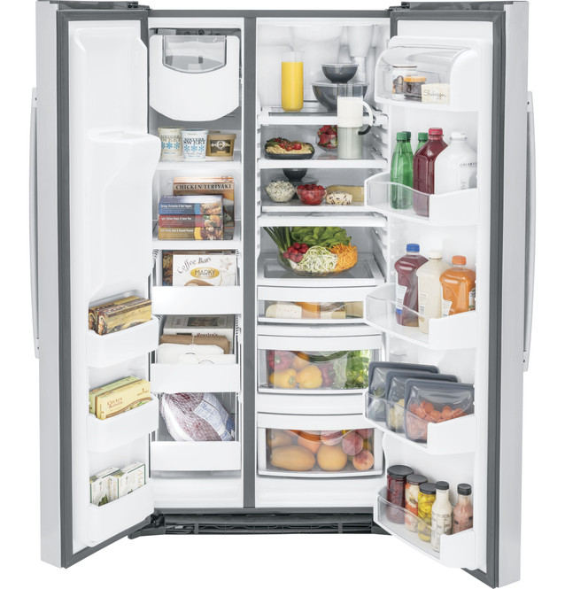 GE Profile™ ENERGY STAR® 25.3 Cu. Ft. Side-by-Side Refrigerator 2