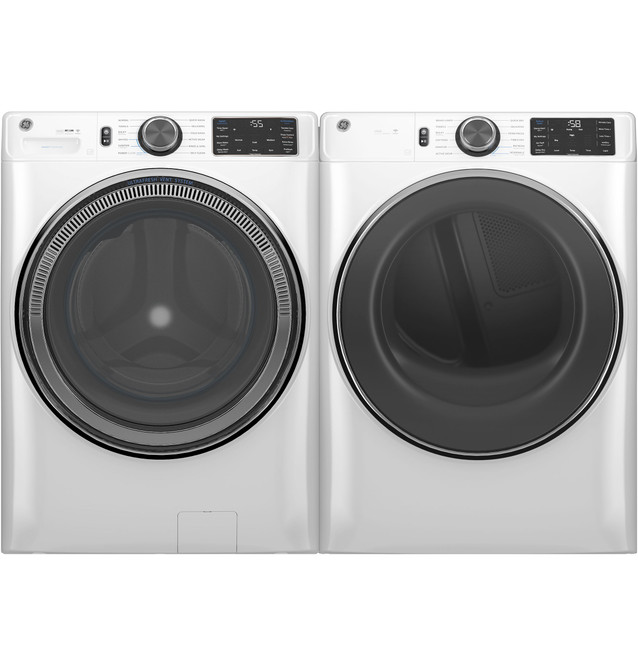 GE 5.0 cu.ft Washer & 7.8 cu.ft Dryer